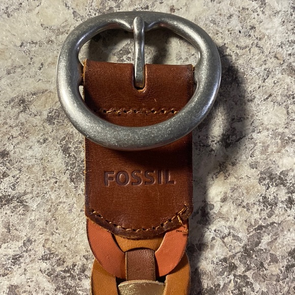 Fossil leather belt, Size S - Picture 2 of 12
